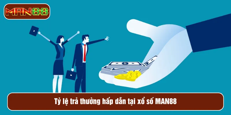 Tỷ lệ trả thưởng hấp dẫn tại xổ số MAN88